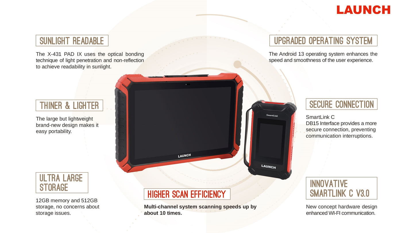 LAUNCH X-431 PAD IX LINK
