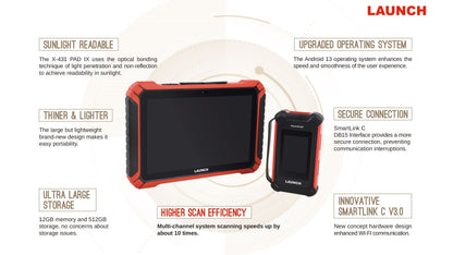 LAUNCH X-431 PAD IX LINK