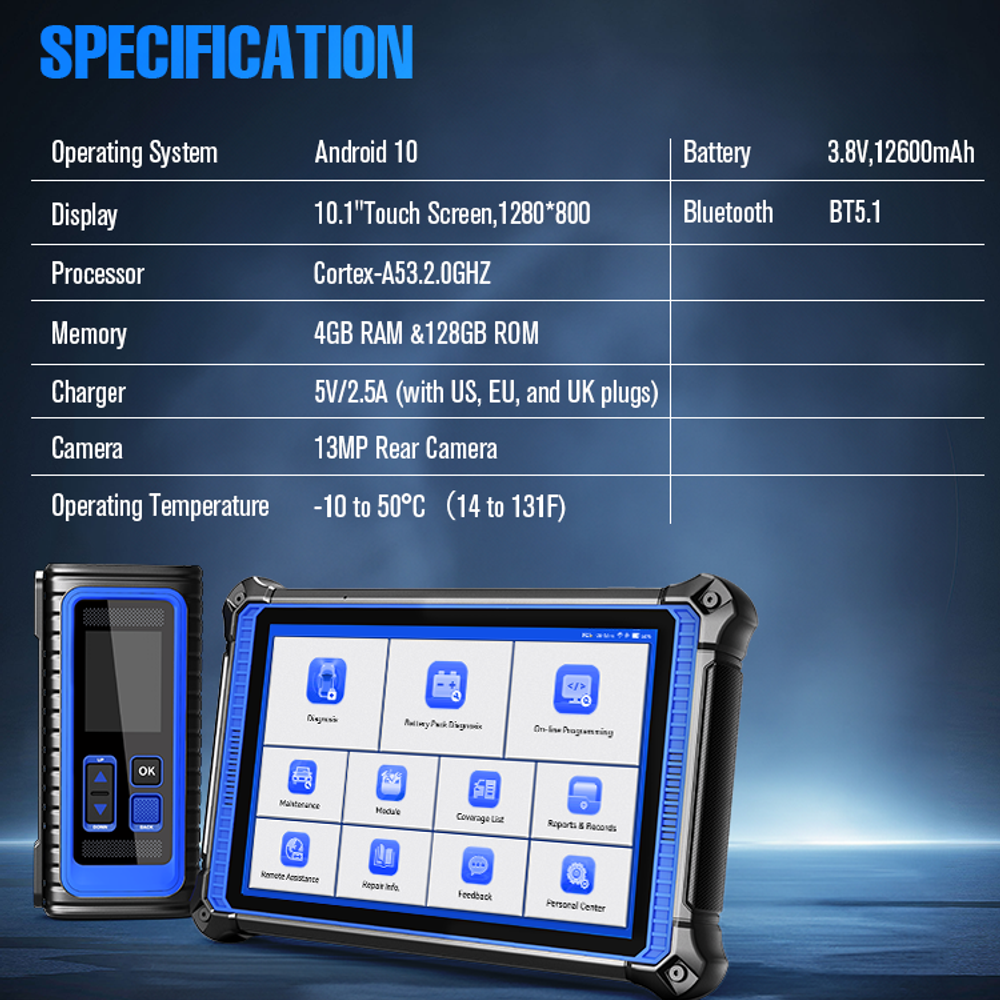 UDIAG X-95 PRO OE-Level Full System Diagnostic Tool