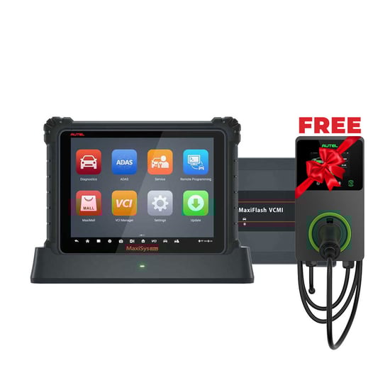 Autel MaxiSys Ultra OBD2/CAN Diagnostic Tool + FREE Autel MaxiCharger AC Wallbox EU AC W22 Bundle