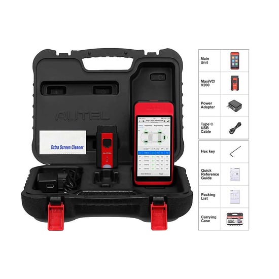 Autel MX-Sensor E TPMS Rubber 200 PCs + Free MaxiTPMS ITS600 Tire Wireless Android Tablet