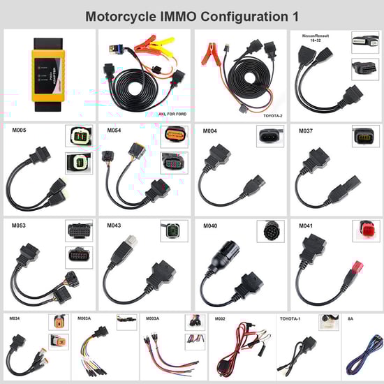 OBDStar MOTO Immo Kits Configuration 1